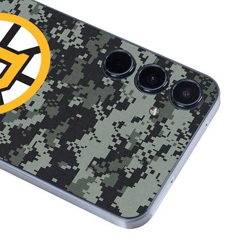 NHL Boston Bruins Camo Galaxy A55 5G Skin